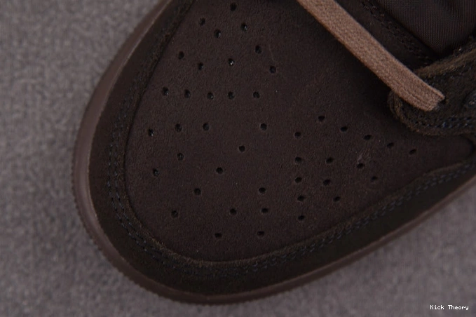 Kicked Out Shoe Store Travis OG Scott Low 1 x Brown Jordan Velvet Air DM7866-202 0819